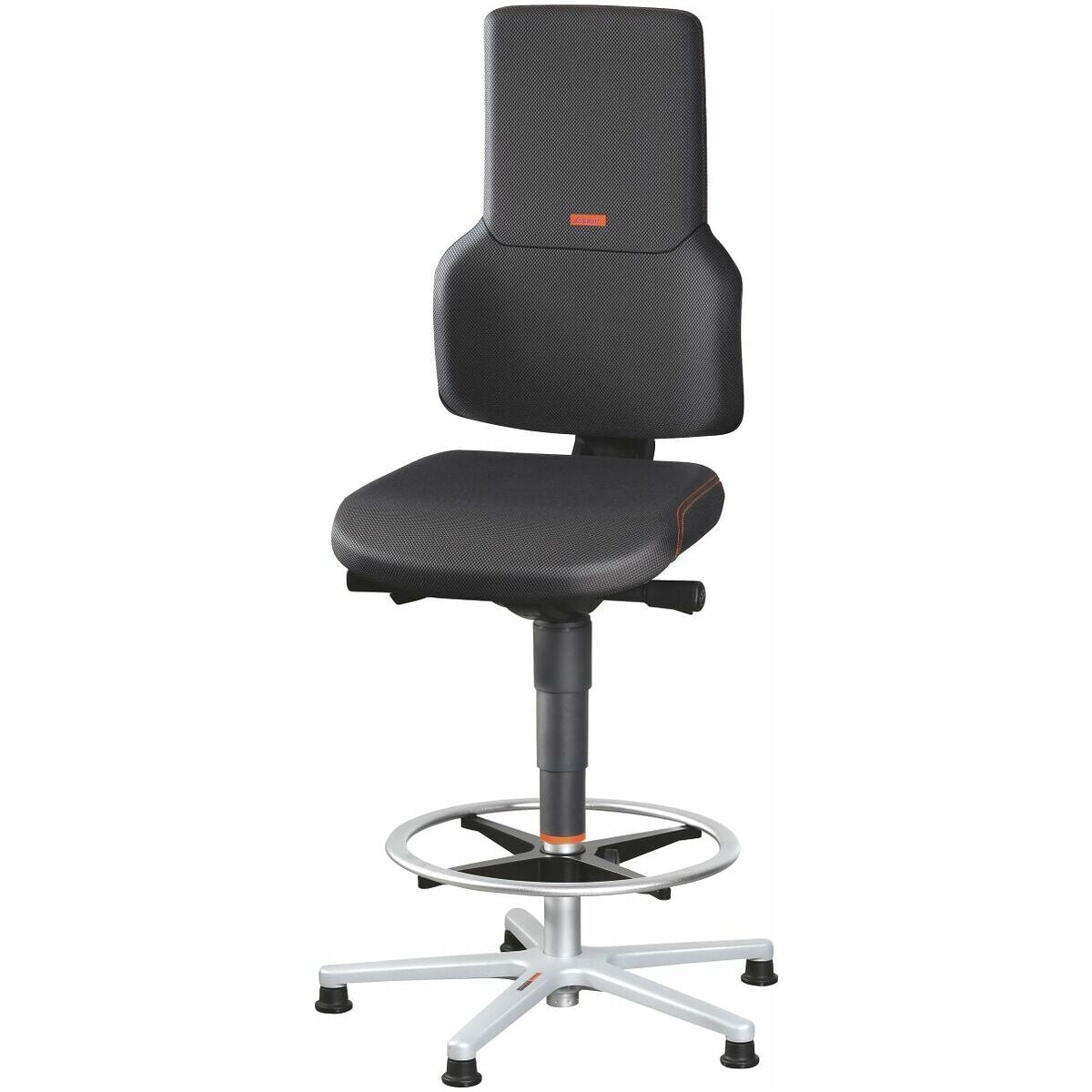 GHẾ LÀM VIỆC XOAY, BỌC VÃI, CÓ VÒNG ĐỂ CHÂN, DÁNG CAO 965040