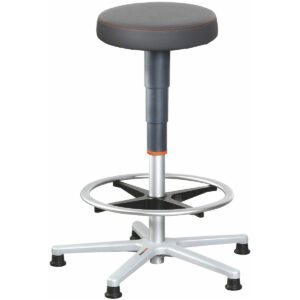 GHẾ ĐẨU BỌC DA TỔNG HỢP, CÓ VÒNG ĐỂ CHÂN, DÁNG CAO 965056