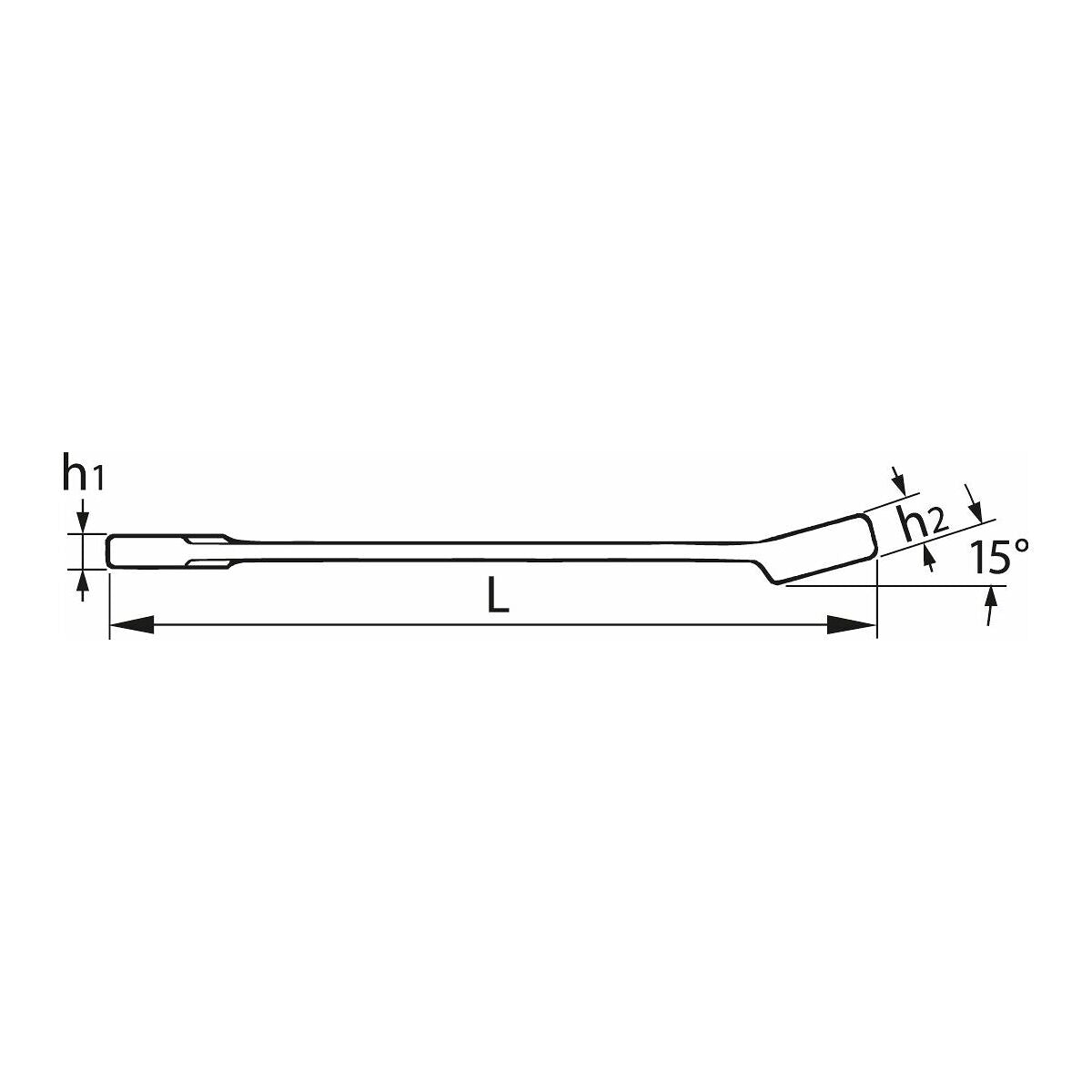BỘ CỜ LÊ VÒNG MIỆNG No.7-XL LOẠI DÀI 8 CÂY GEDORE 6104880 - Ảnh 10