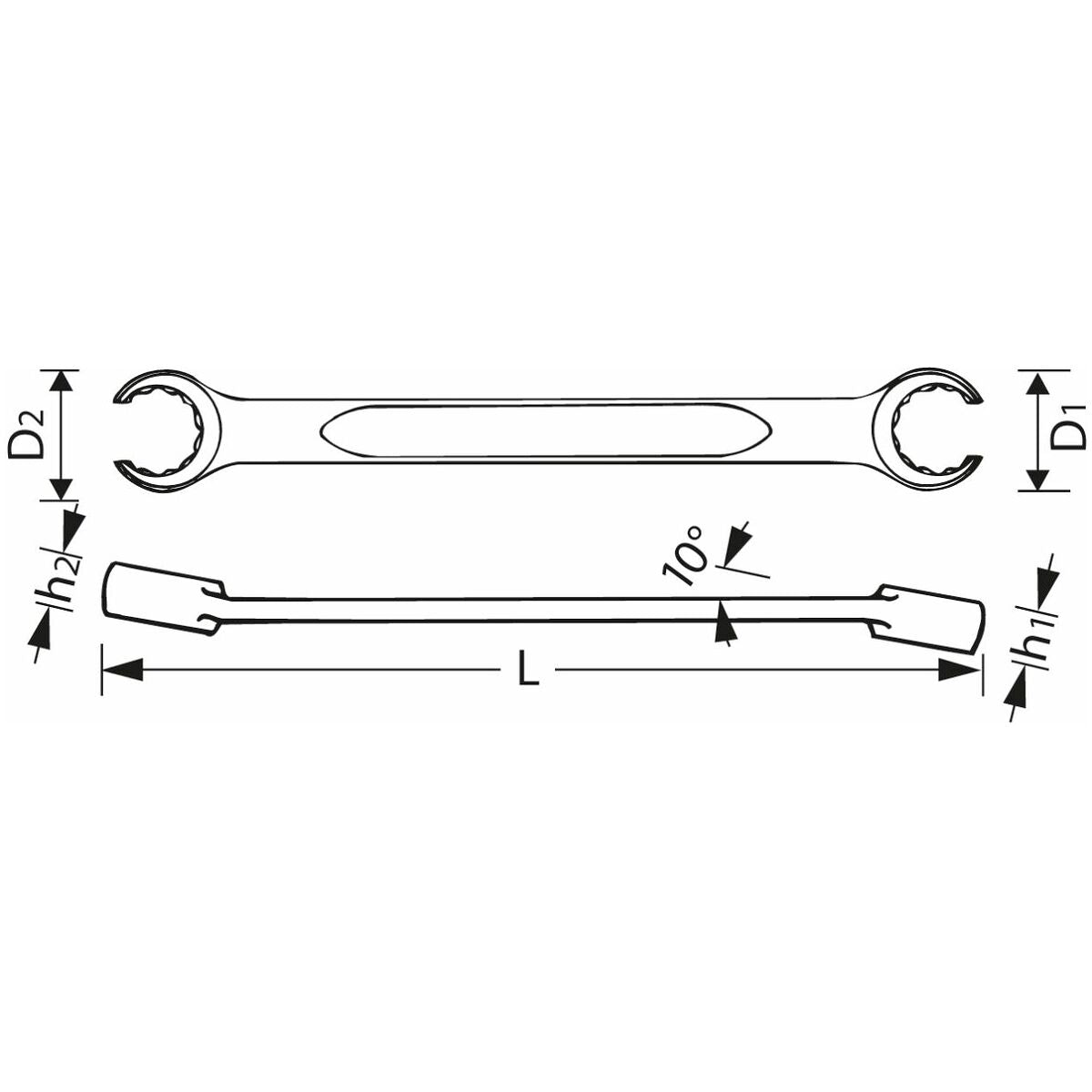 CỜ LÊ MỞ ỐNG DẦU 14X17MM STAHLWILLE® 619200 14X17 - Ảnh 5
