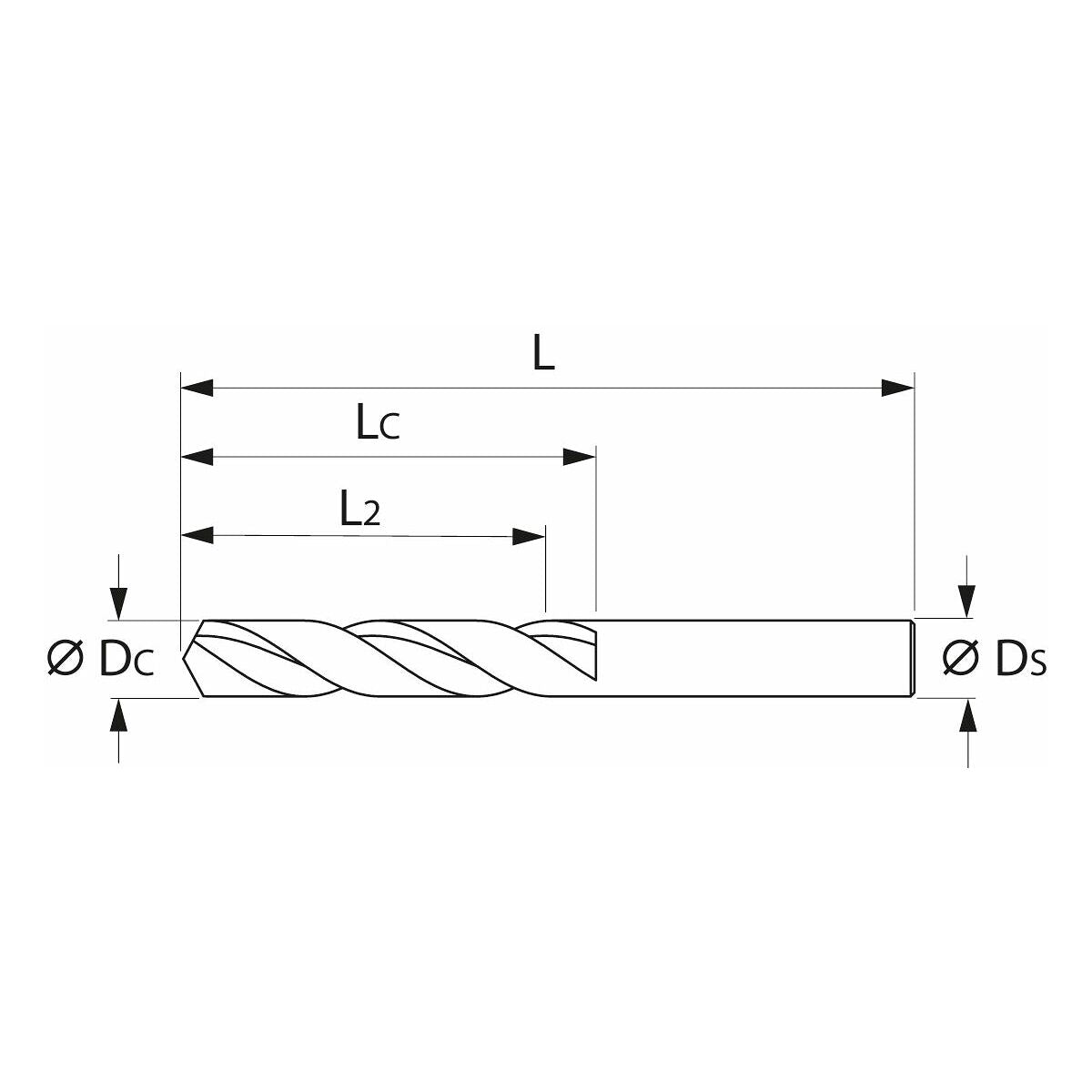 MŨI KHOAN HỢP KIM PHỦ TIN D2,5MM HOLEX 122310 2,5 - Ảnh 4