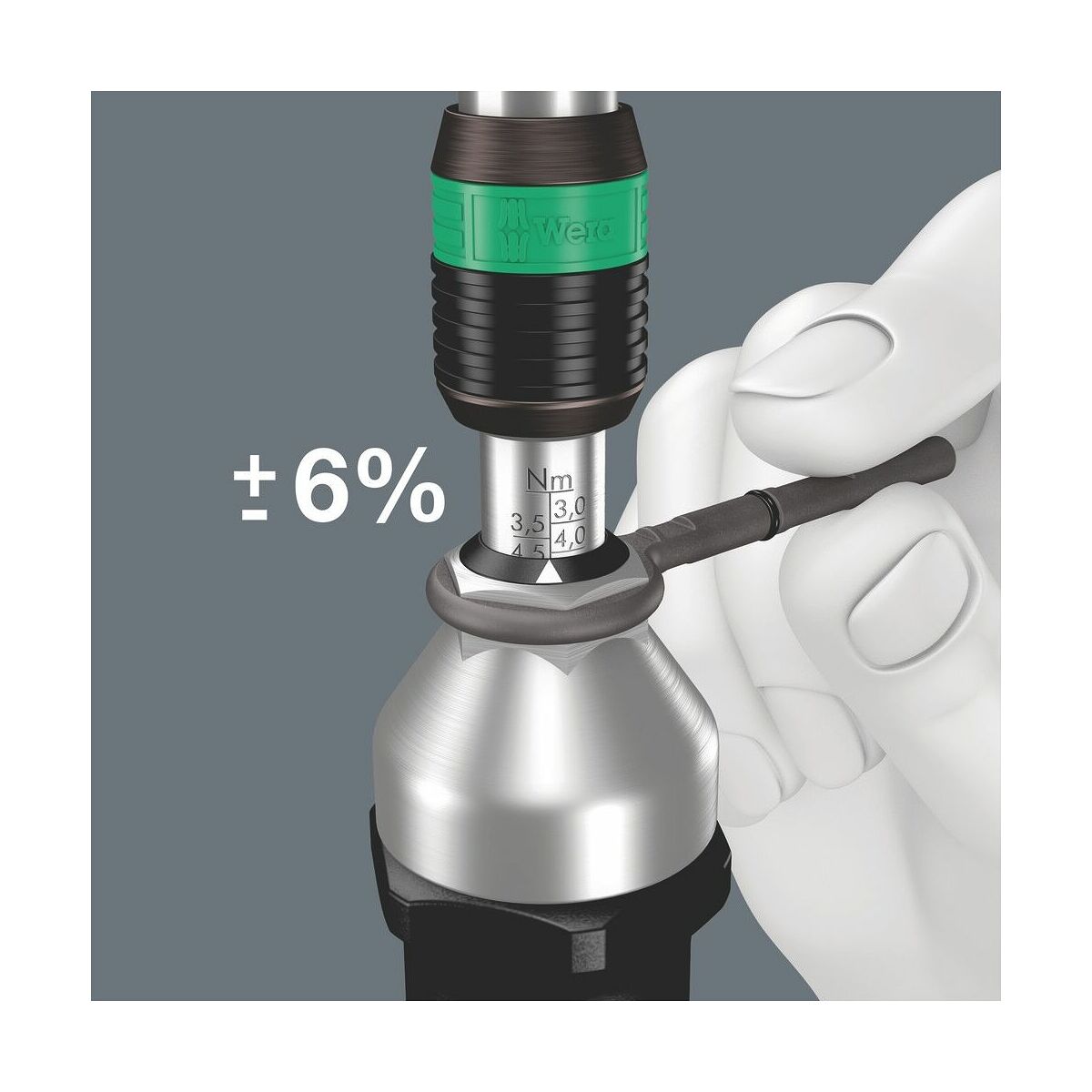 Tua vít lực 3 Nm - 6 Nm 7400 pistol Wera 05074702001 - Ảnh 6