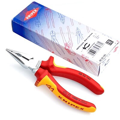 kìm ĐA NĂNG MŨI THON KNIPEX CÁCH ĐIỆN 1000V DÀI 145 MM 08 26 145 - Ảnh 3