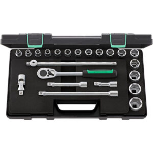 SOCKET SET 1/2 SQ/DR 22 PCS