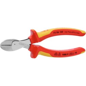KÌM CẮT KNIPEX X-CUT® THÂN MẠ CHROME CÁCH ĐIỆN 1000V 73 06 160
