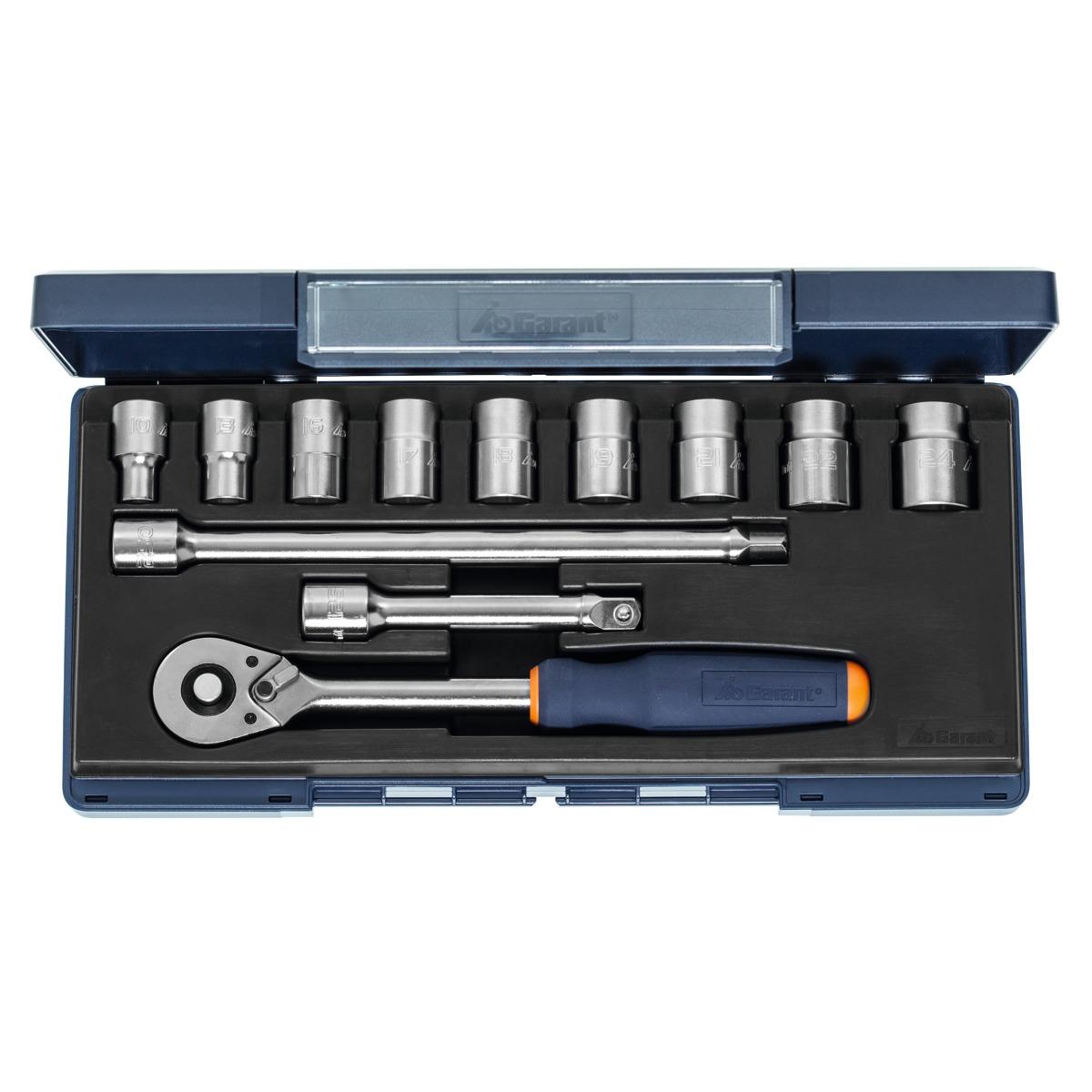 SOCKET SET 1/2 SQ/DR 12PCS