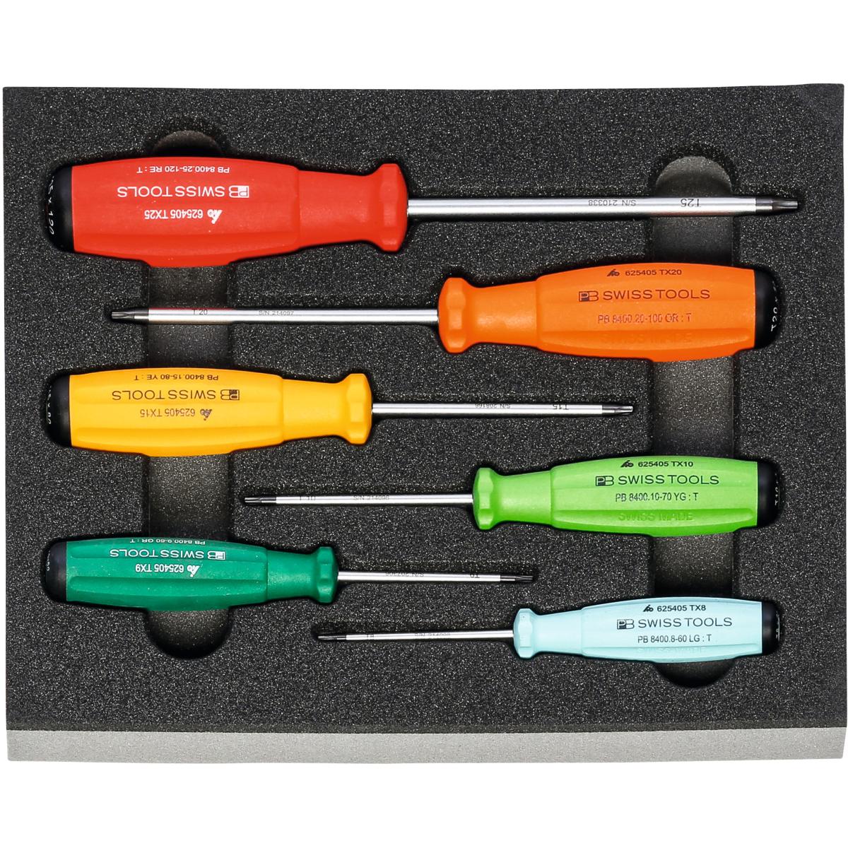 BỘ TUA VÍT HOA THỊ 6 CHI TIẾT PB SWISS TOOLS 953154 6
