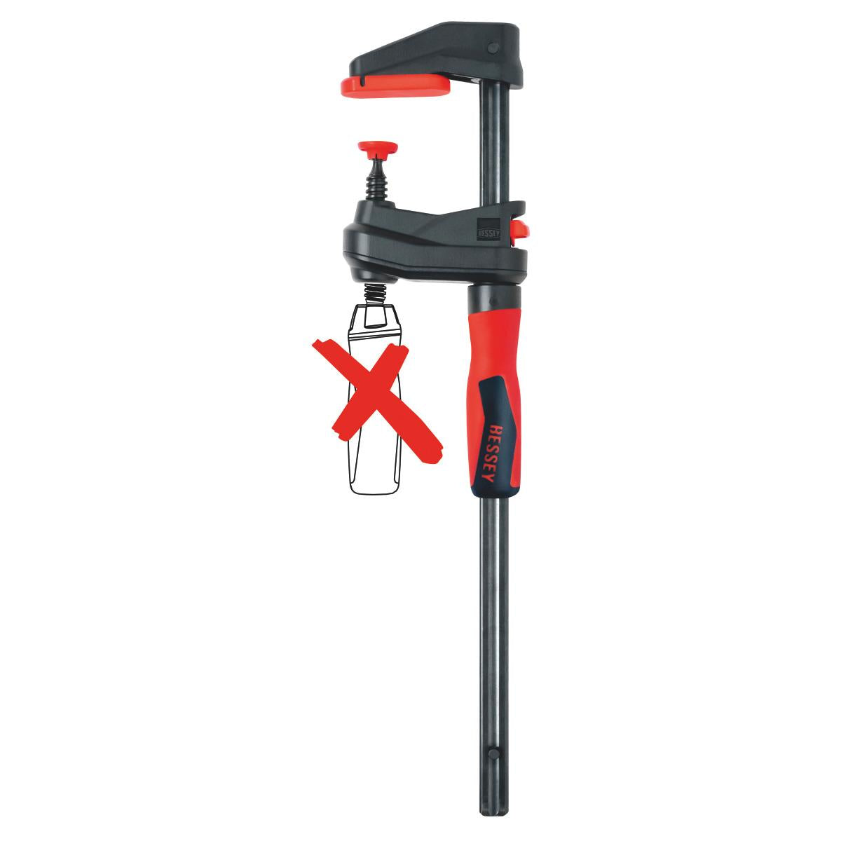 CẢO CHỮ F DÙNG 1 TAY KẸP NHANH, CÓ BÁNH RĂNG BESSEY® 860271 300MM