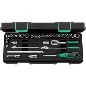 SOCKET SET 1/4SQ/DR 33 PCS