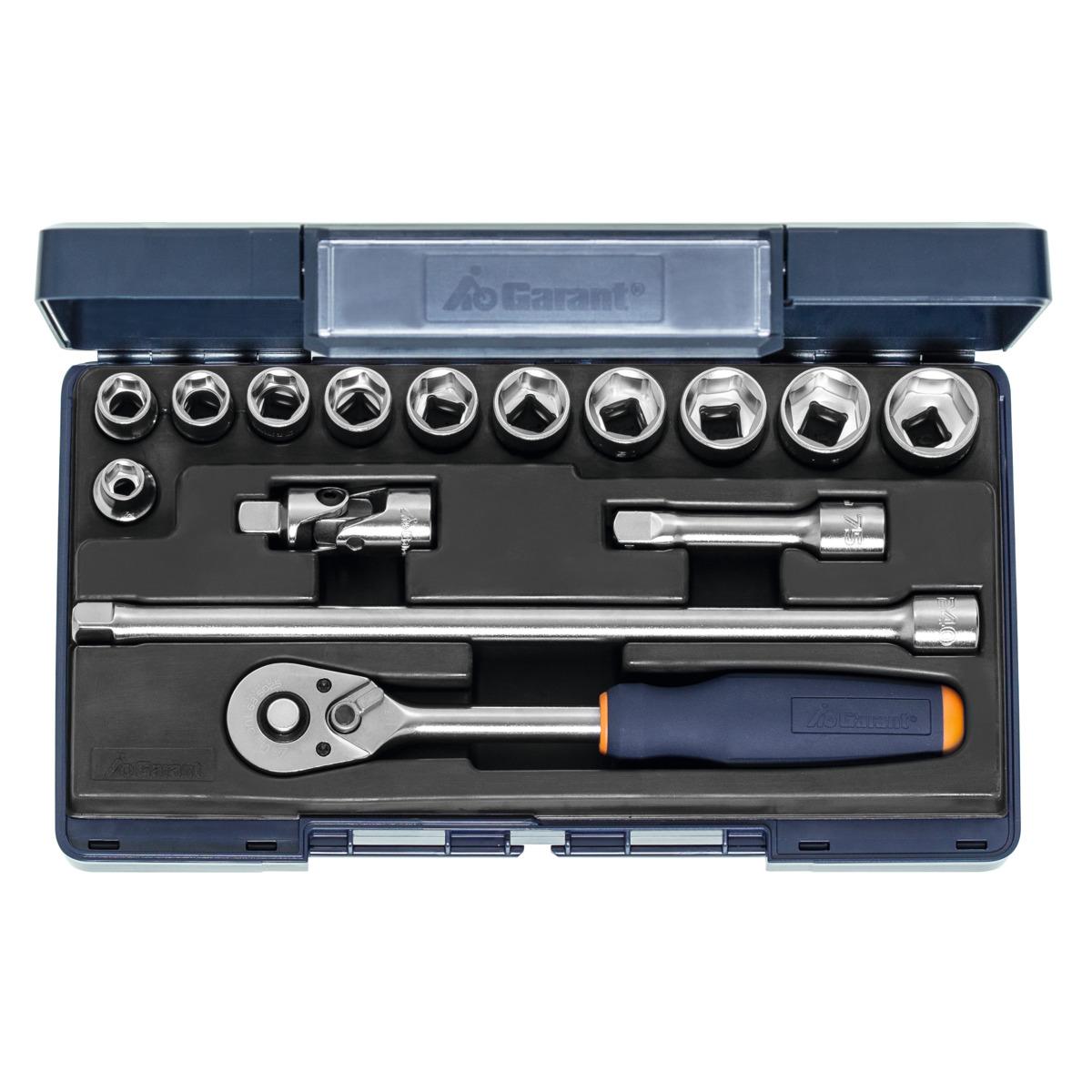 SOCKET SET 3/8 SQ/DR 15 PCS