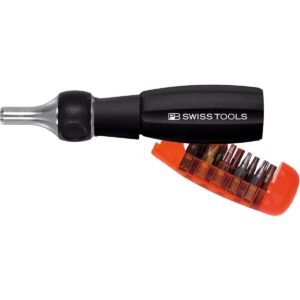 TUA VÍT TỰ ĐỘNG CÓ ĐẢO CHIỀU VÀ 10 ĐẦU BITS 1/4 INCH PB 6510.R-30 DÀI 159MM