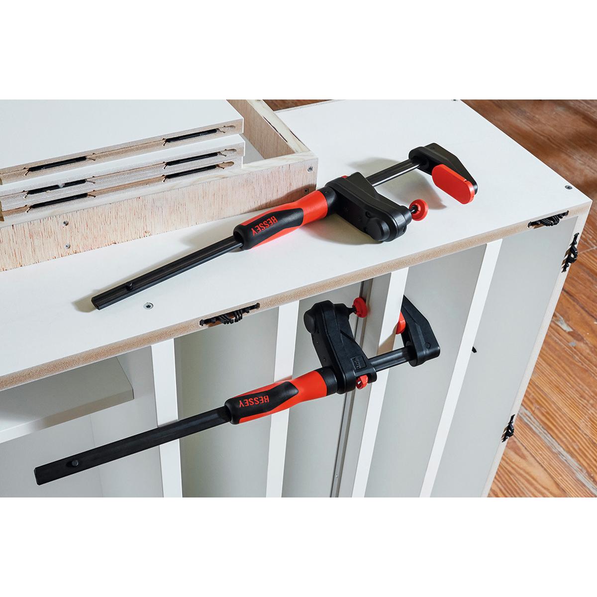 CẢO CHỮ F DÙNG 1 TAY KẸP NHANH, CÓ BÁNH RĂNG BESSEY® 860271 600MM - Ảnh 6
