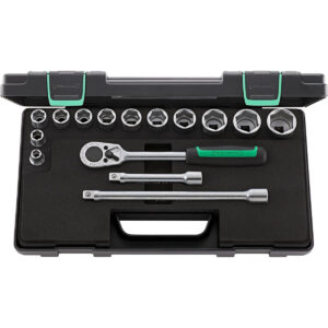 SOCKET SET 1/2 SQ/DR 15 PCS