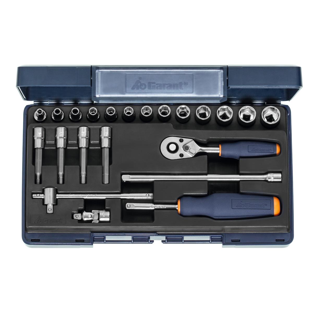 SOCKET SET 1/4, 22 PIECES