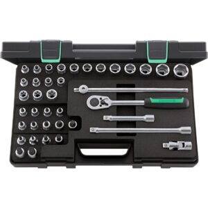 SOCKET SET 1/2 SQ/DR 39 PCS