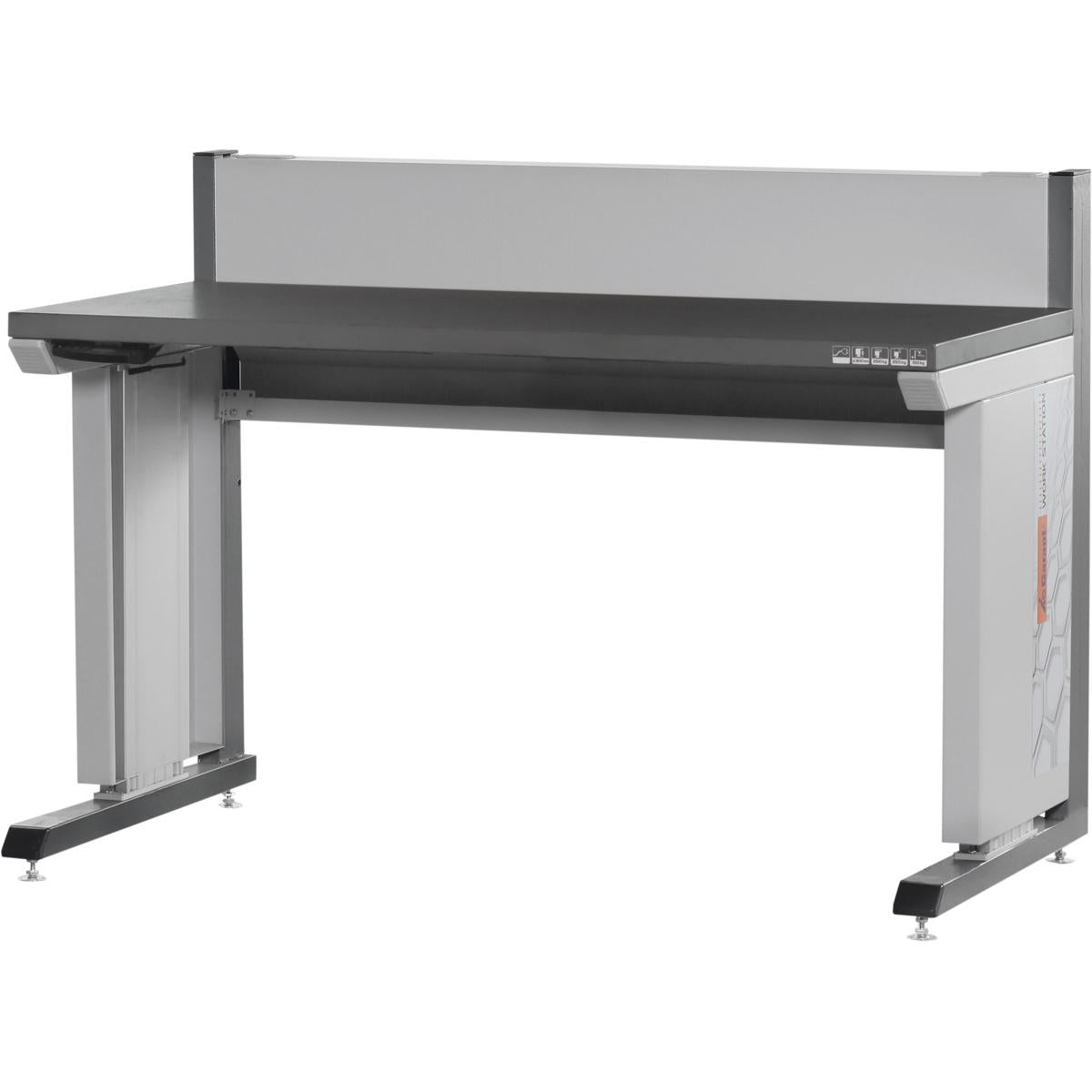 BÀN LÀM VIỆC ĐIỀU CHỈNH ĐỘ CAO BẰNG ĐIỆN MẶT BÀN ELUPLAN CHỐNG TĨNH ĐIỆN DÀI 1,5M GARANT