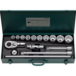 SOCKET SET 3/4 SQUARE DRIVE, 16 PIECES