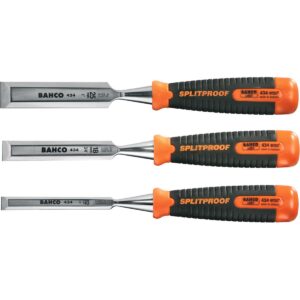 BỘ ĐỤC MỘNG GỖ CẦM TAY, CÁN NHỰA BAHCO ERGO™ 794780 3 CÂY