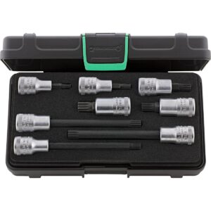 SOCKET SET XZN 1/2 SQ/DR 8 PCS