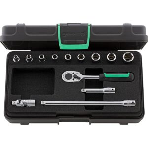 SOCKET SET 1/4 SQ/DR 13PCS