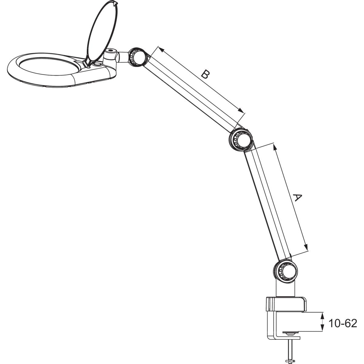 ĐÈN CÓ KÍNH LÚP HOLEX D175MM ĐIỀU KHIỂN 2 ĐOẠN 330MM - Ảnh 7