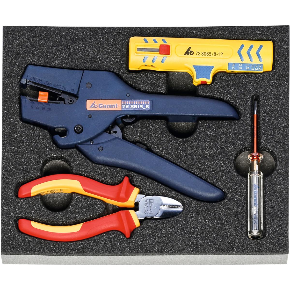 BỘ DỤNG CỤ TUỐT DÂY ĐIỆN 4 CHI TIẾT HOFFMANN