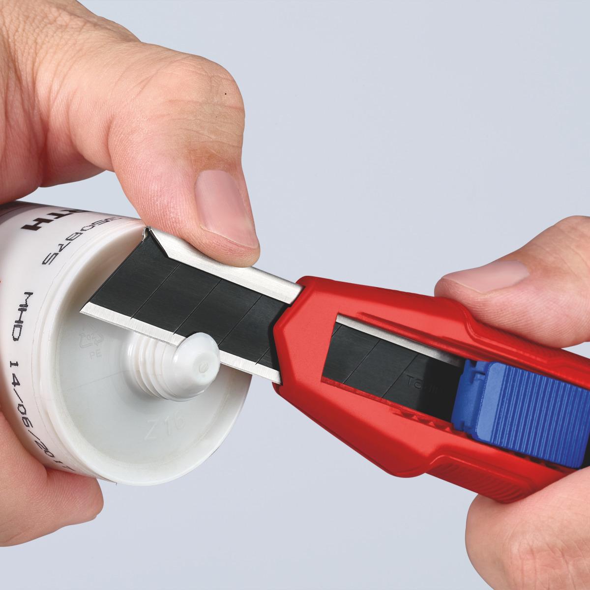 DAO RỌC KNIPEX 90 10 165 BK CUTIX UNIVERSAL KNIFE - Ảnh 8