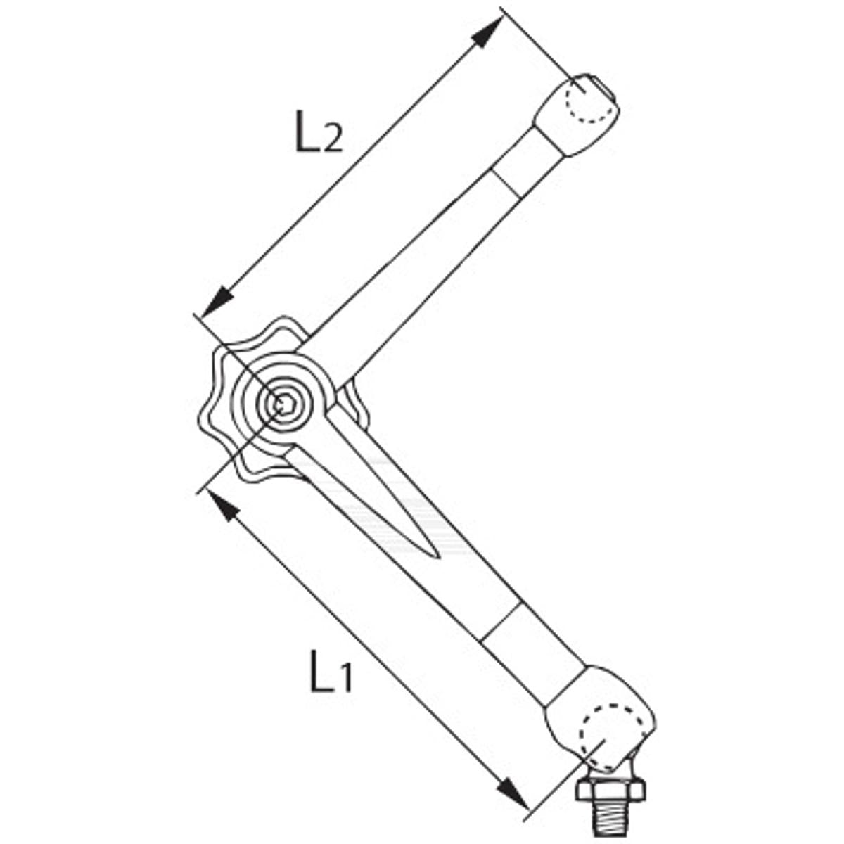 ĐẾ GÁ ĐỒNG HỒ SO KHỚP THỦY LỰC, ĐẾ CÓ TỪ TÍNH CÓ THỂ XOAY NOGA 441170 120SF - Ảnh 3