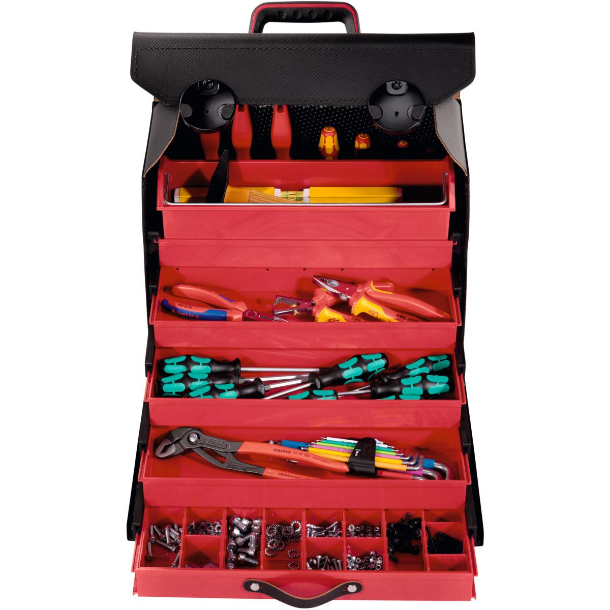 VALY ĐỰNG DỤNG CỤ 5 NGĂN KÉO BỌC DA CAO CẤP PARAT® - Ảnh 3