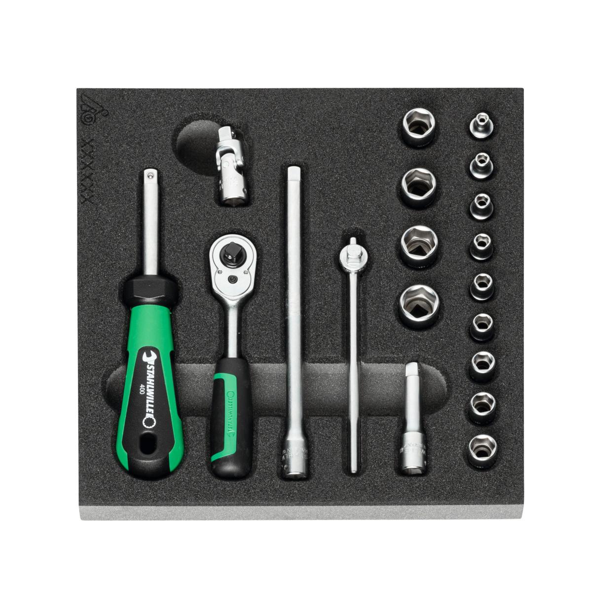 BỘ SOCKET 1/4 INCH 19 CHI TIẾT STAHLWILLE 953695 19