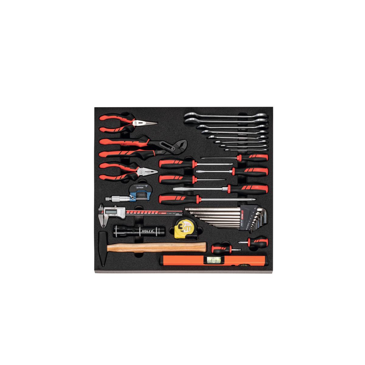 BỘ DỤNG CỤ NHÀ XƯỞNG ĐA NĂNG 26 CHI TIẾT HOLEX 955081 26