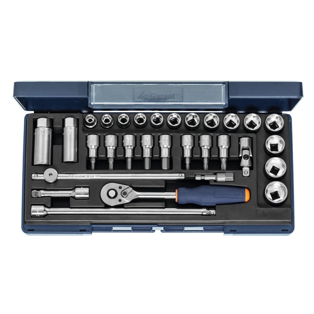 SOCKET SET 3/8 SQ/DR 30 PCS