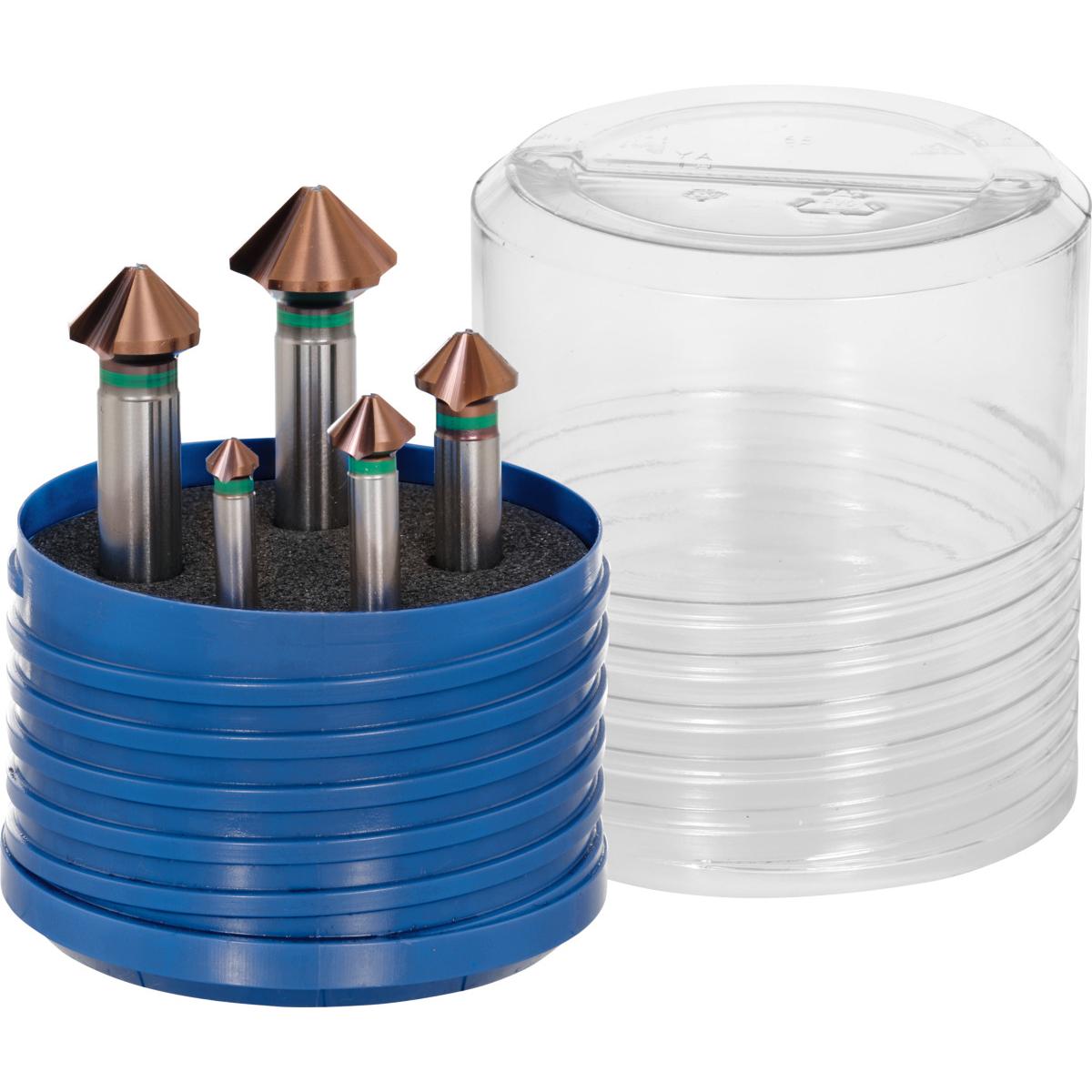 BỘ DAO 5 MŨI VÁT MÉP 90 ĐỘ 3 LƯỚI CẮT GARANT 150301 5