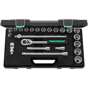 SOCKET SET 1/2 SQ/DR 23 PCS