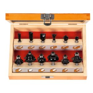 CARBIDE ROUTER BIT SET 12PCS MILWAUKEE